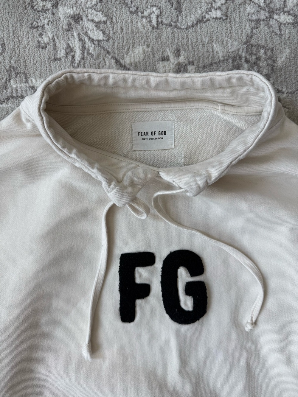 Fear of God Sixth Collection Mock Neck 100% Cotton Sweatshirt - Size S - Picture 4 of 13